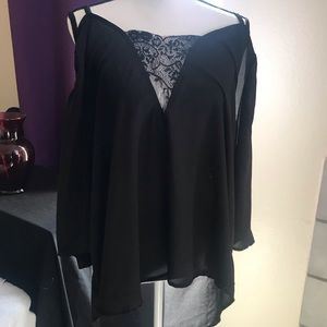 0X Torrid Chiffon Dress Top